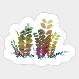 Colorful Flowers Sticker